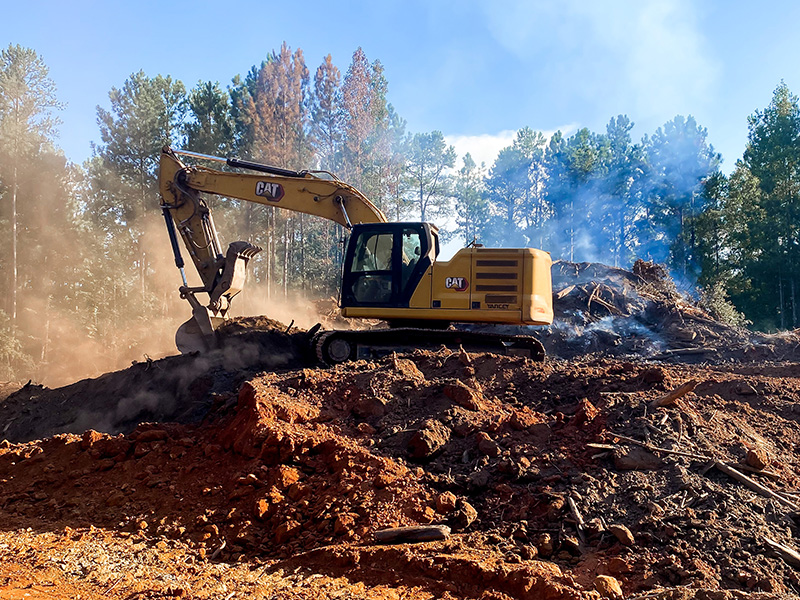4H cat excavator.